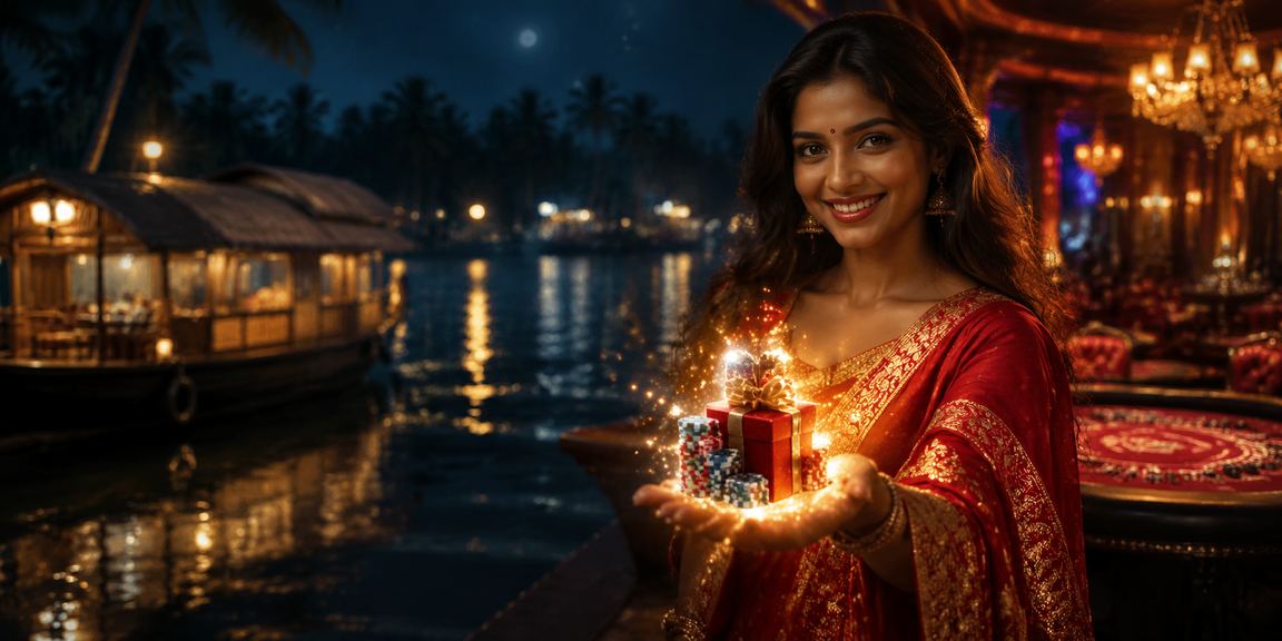 Online gaming user accessing ek221 platform on mobile in Kerala backwaters